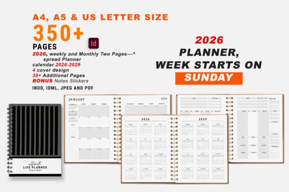 2026 Sunday Start Ultimate Planner: A Strategic Framework for Intentional Planning