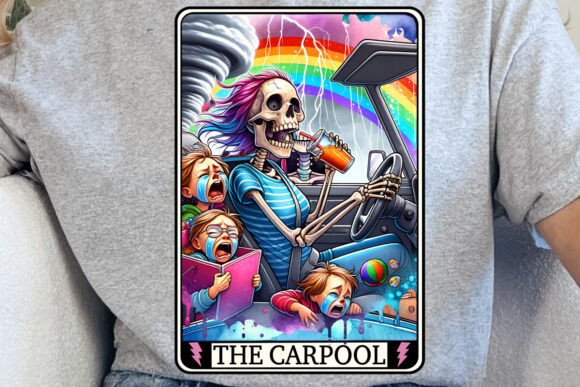 Carpool Mama Skeleton Tarot Card PNG: A Practical Guide for Creators