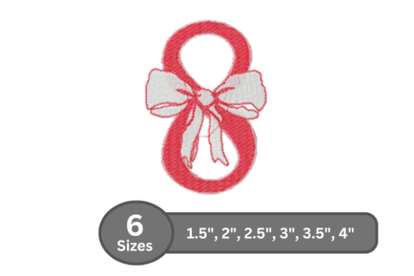 Cherry Knot Number - 8: Elevating Personalization with Stylish Machine Embroidery