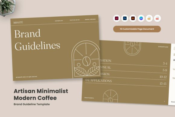 Coffee Artisan Minimal Brand Guideline: Building Identity Without Visual Clutter