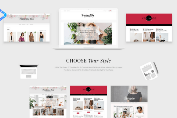 Elevating Digital Presence with the Feminine WordPress Theme