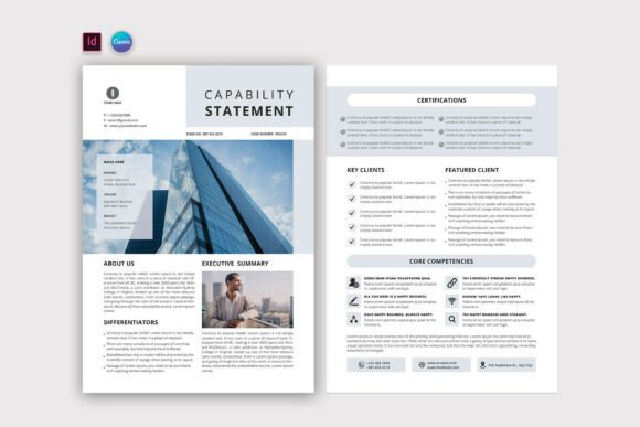 Elevating Your Business Narrative with Professional Capability Statement Templates