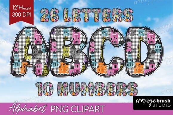 Evaluating Cute Halloween Doodle Alphabet Clipart for Seasonal DIY Projects