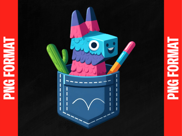 Evaluating the Pinata Pocket - Cinco De Mayo PNG for Sublimation and Party Decor