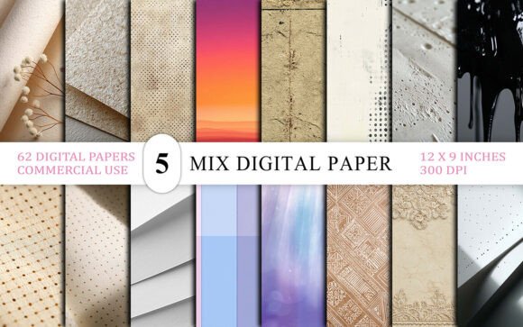 Evaluating the Vintage Pastel Mix Digital Paper Bundle for Creative Projects