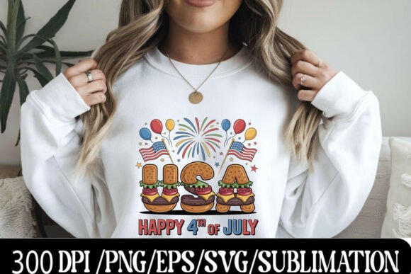 Retro Happy 4th of July Star Graphic: Elevating Patriotic Design with Vintage Charm