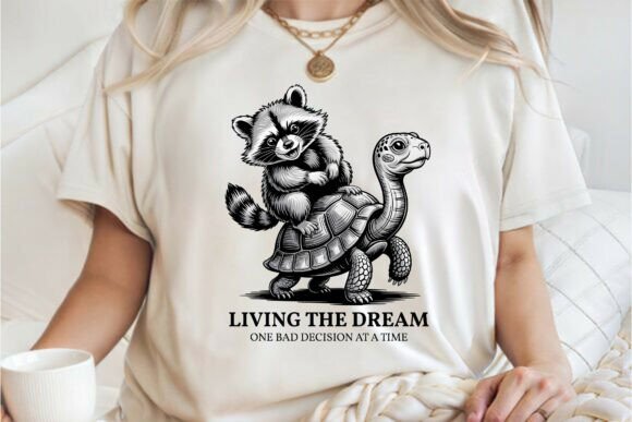 Strategic Application of Chaotic Ride Raccoon Tortoise Shirt PNG in Creative Commerce