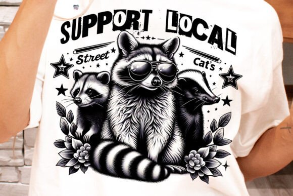 Support Your Local Street Cats PNG Design Guide