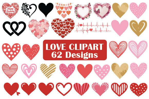 Unique Heart Designs Clipart Collection Guide