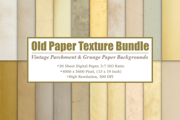Vintage Old Paper Texture Bundle for Timeless Design